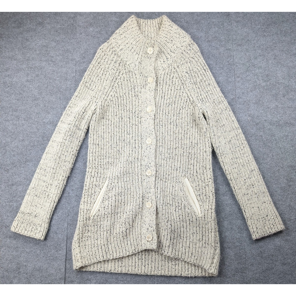 Michael Stars Chunky Knit Cardigan Womens Small Grandpa Alpaca Wool Old Money